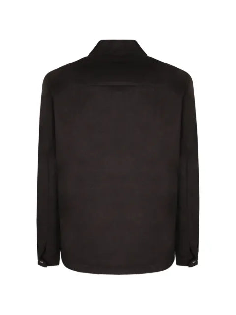 Herno zip-up chest-pocket overshirt