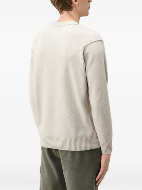 C.P. Company lambswool lens crewneck contrast sweater