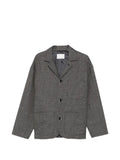 Nine In The Morning houndstooth-pattern notch-lapels jacket