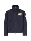 Napapijri logo-patch high-neck jacket