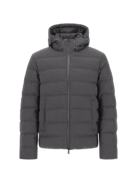 Herno quilted flannel jacket