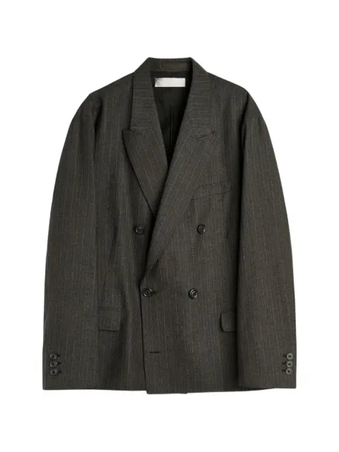 OUR LEGACY Halt pinstripe double-breasted blazer