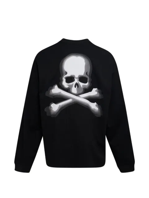 Mastermind Japan OG boxy-fit long-sleeved skull-print sweatshirt