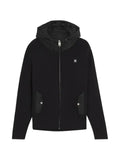 HUGO relaxed-fit hooded jacket with branded details