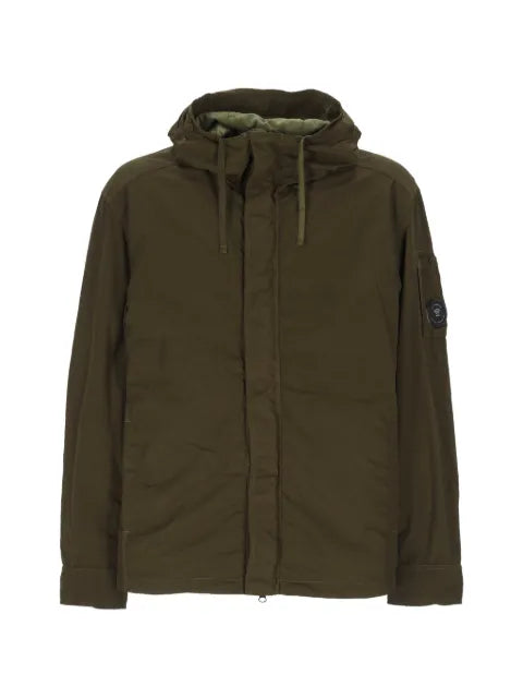 C.P. Company T-ST nylon lens hooded overshirt
