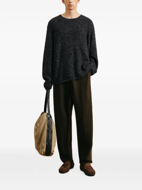 CROQUIS flecked knit sweater