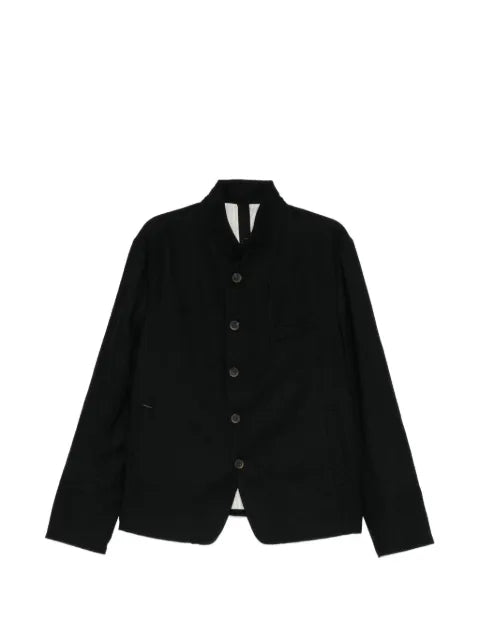 Forme D'expression button-up stand-collar jacket