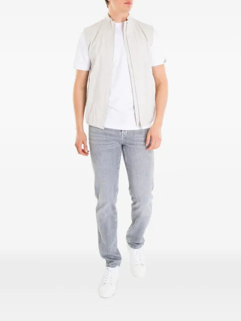 Valenza zip-up cotton gilet