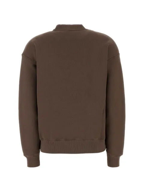 Autry Record logo-embroidered dropped-shoulder sweatshirt