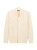 Boggi Milano cardigan roll-neck jumper in cashmere-wool