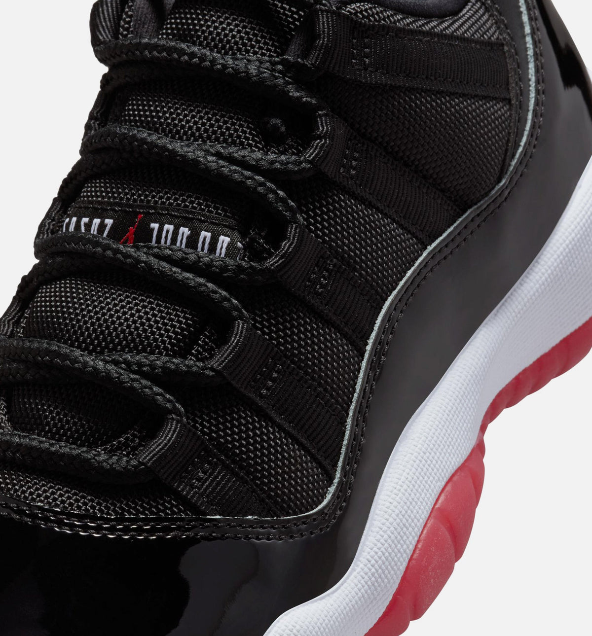 Air Jordan 11 Retro Bred Big Kids' Lifestyle Shoes - Black/Varsity Red/White