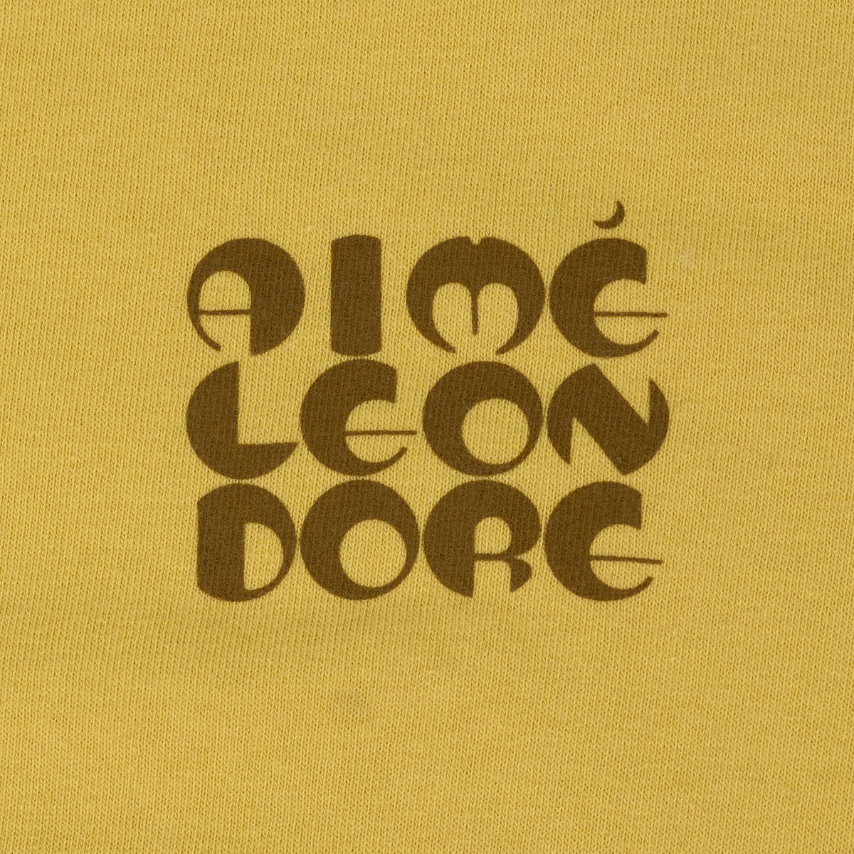 Ochre Stacked Logo T-Shirt