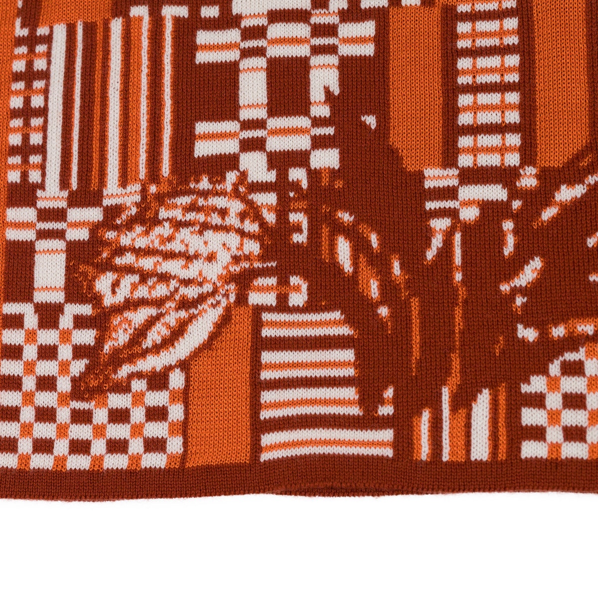 Orange Benoit Knitted Shorts