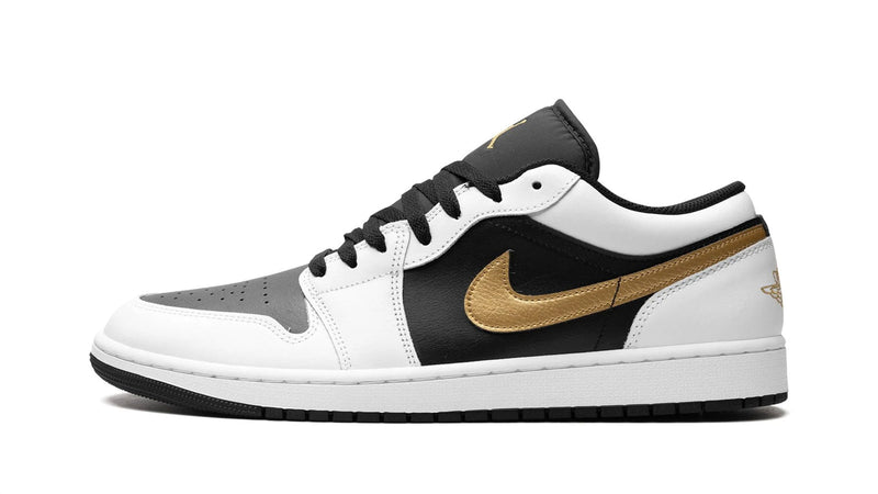 Air Jordan 1 Low 'Gold Swoosh' Men's & Women's Sneakers
