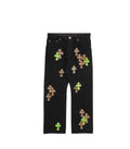 Chrome Hearts Cross Patch Denin Black/Green/Cheetah