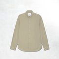 Les Deux Konrad Cotton Linen Shirt: Laurel Oak Sand