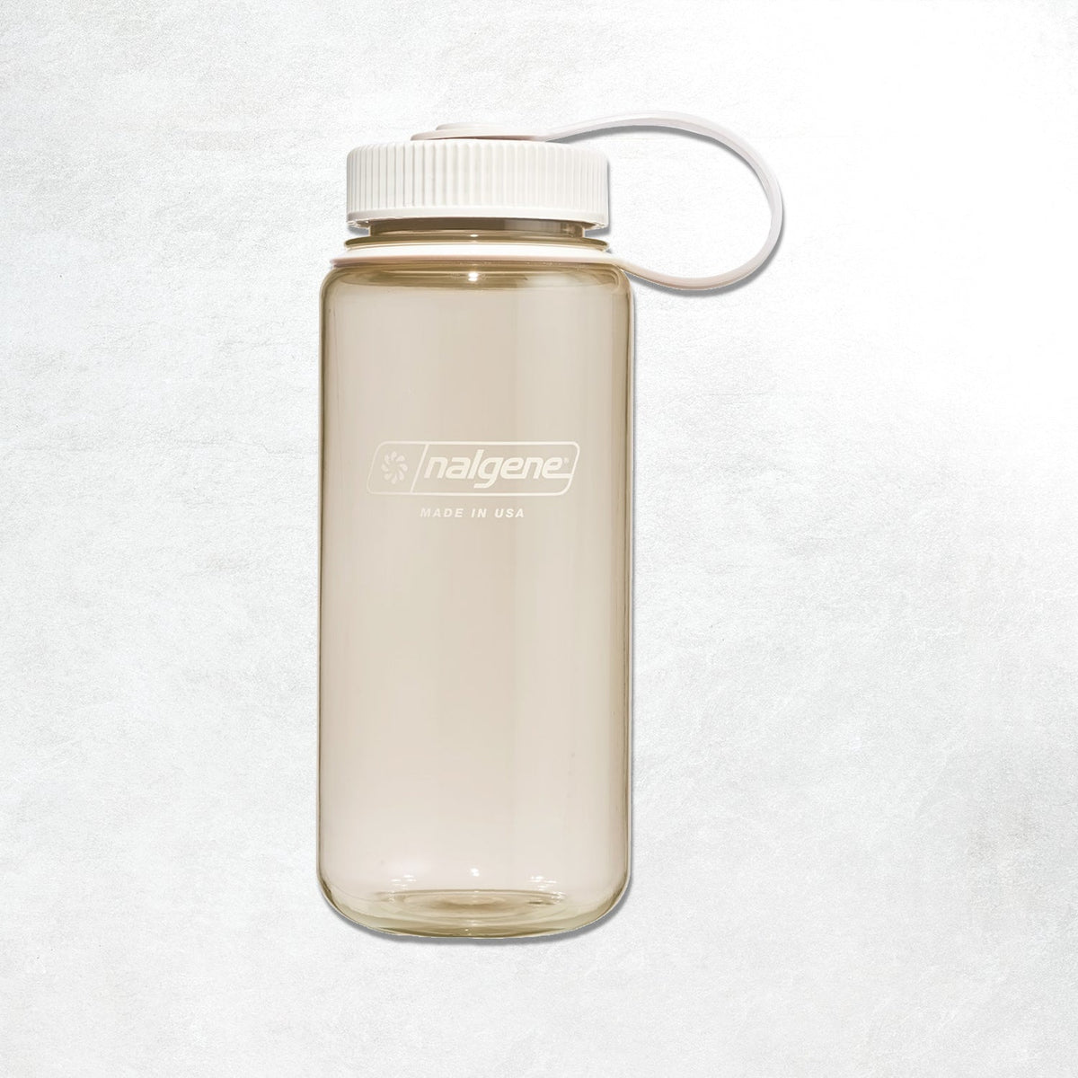 Nalgene 1L Wide Mouth Tritan Sustain Water Bottle: Monochrome COTTON