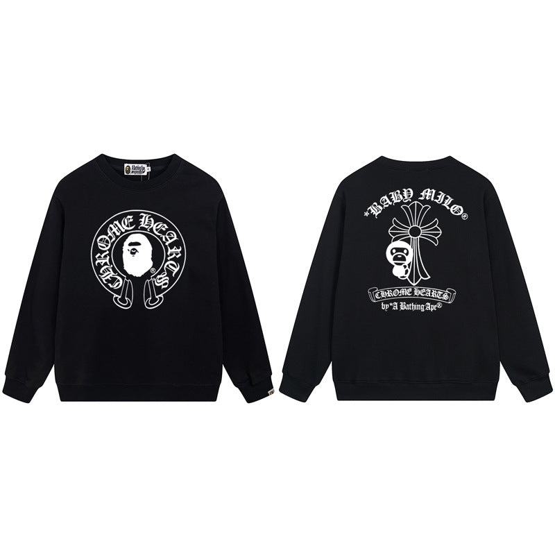 Bape x Chrome Hearts Cross Horseshoe Sweatshirt Hoodie Multi‑Style