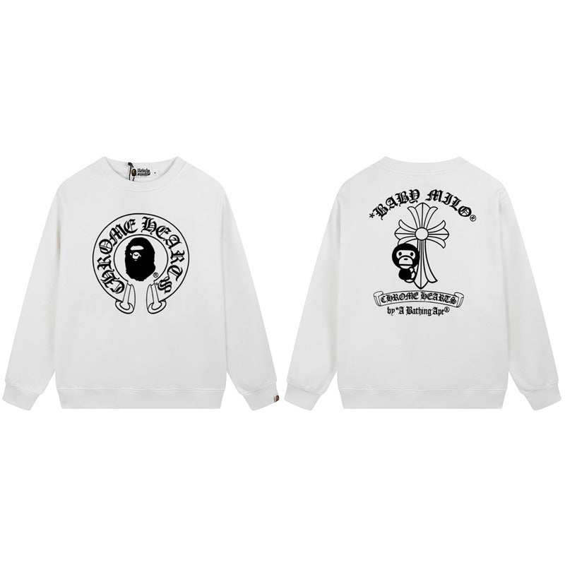 Bape x Chrome Hearts Cross Horseshoe Sweatshirt Hoodie Multi‑Style