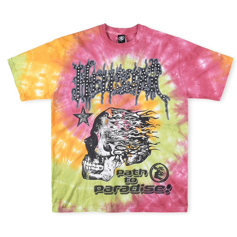 Hellstar Tie Dye Skull T-Shirt