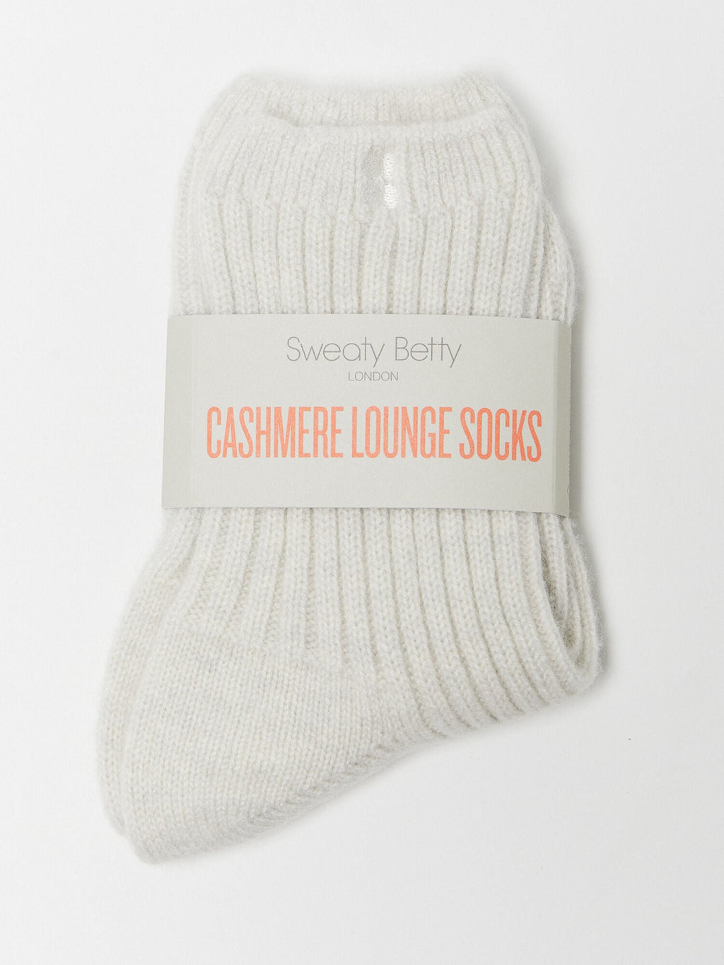 CASHMERE SOCKS WHITE