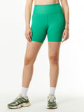 Ribbed V Waist Biker