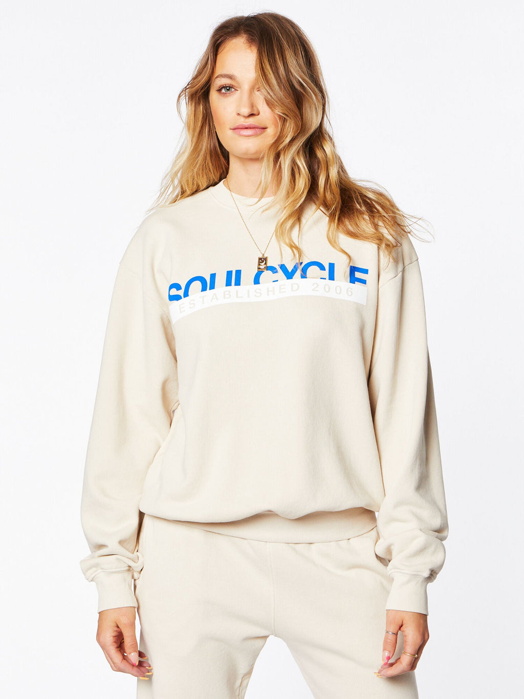 SAM CREW SWEATSHIRT CREAM
