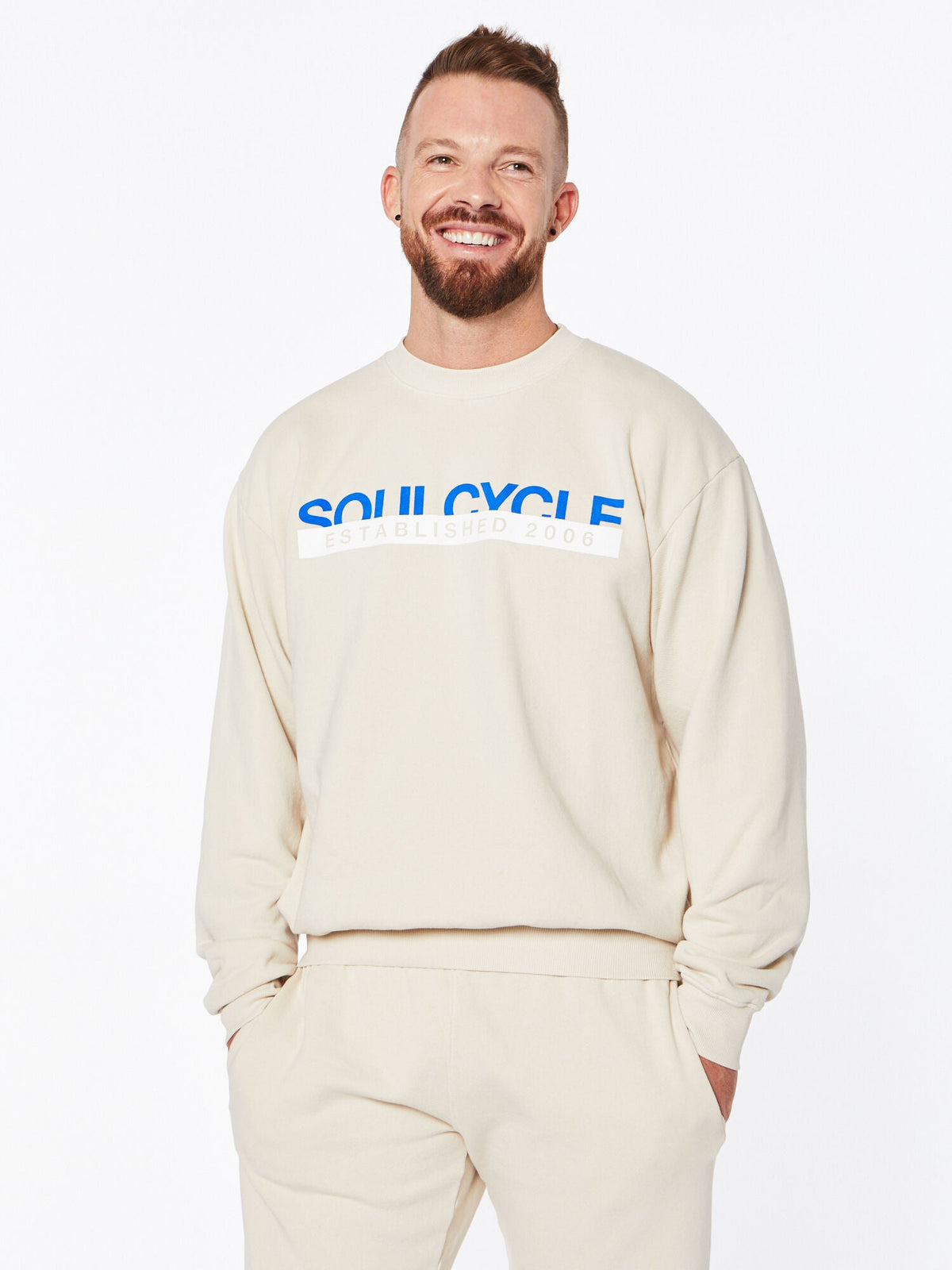 SAM CREW SWEATSHIRT CREAM