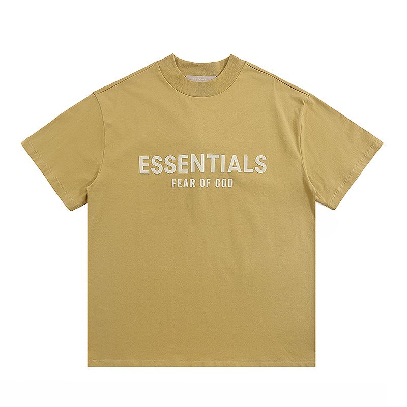 ESSENTIALS Flocked Logo Short-Sleeve T-Shirt