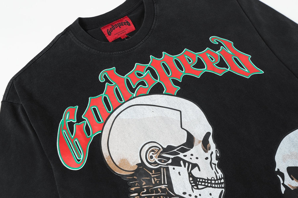 Godspeed Skeleton Graphic Short-Sleeve T-Shirt