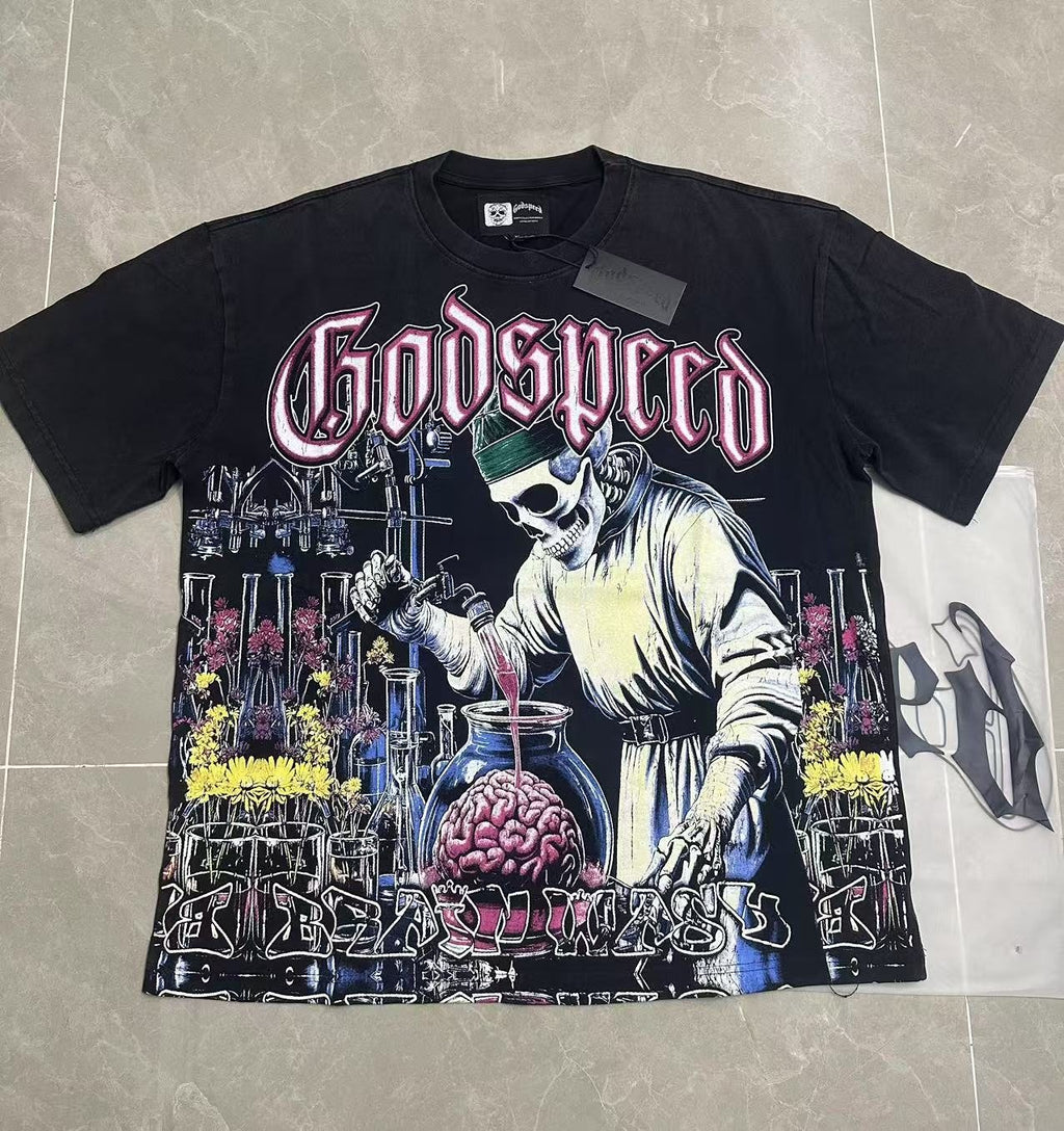 Godspeed Brain Wash Graphic T-Shirt