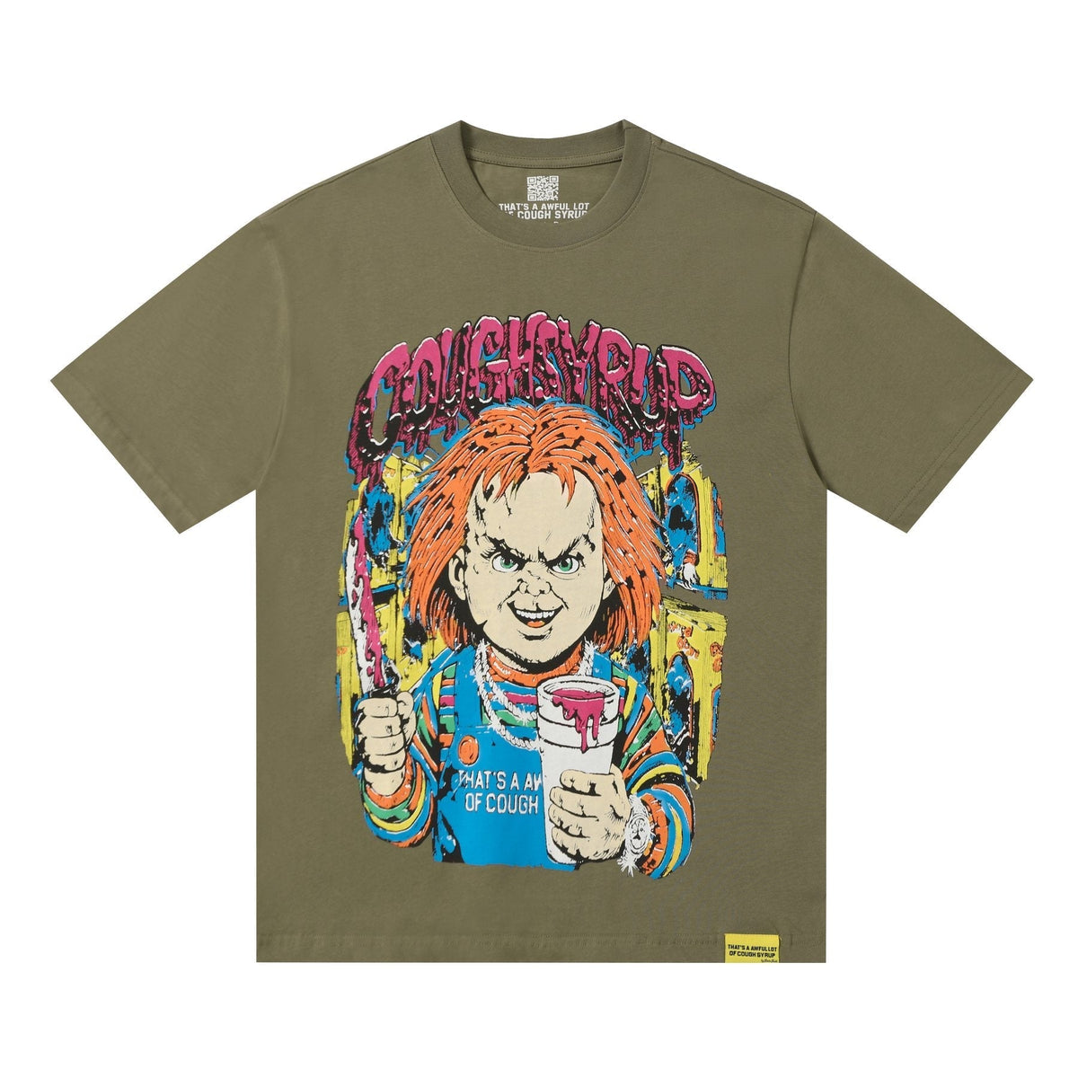 THAT'S A AWFUL LOT OF COUGH SYRUP Front & Back Graphic T-Shirt