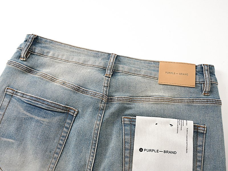 Purple Brand Star Graphic Light Blue Jeans