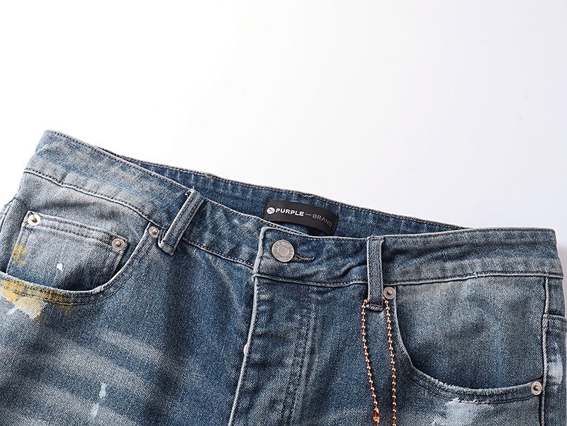 Purple Brand Distressed Washed Denim Jeans