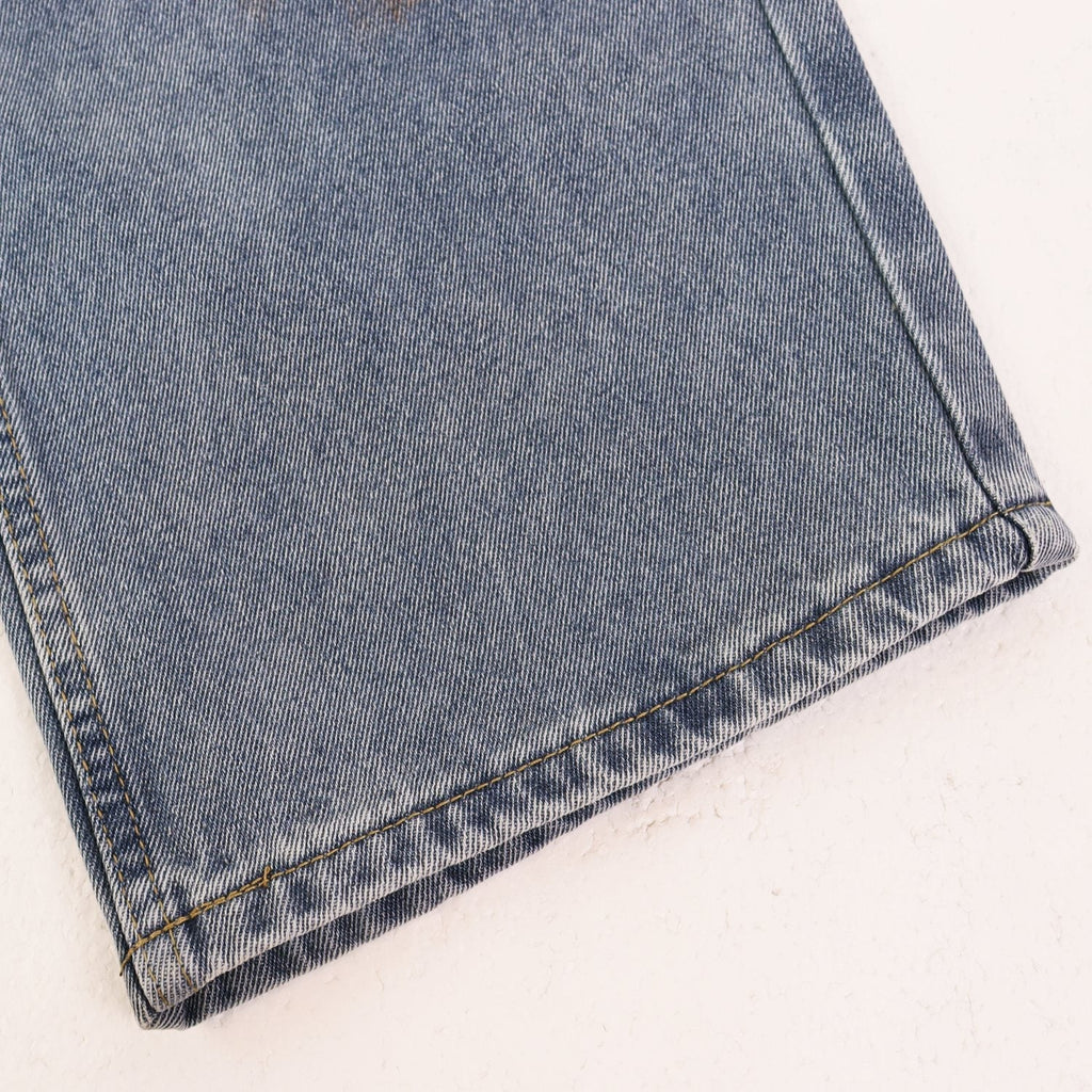 VALLEY Distressed Appliqué Cargo Jeans