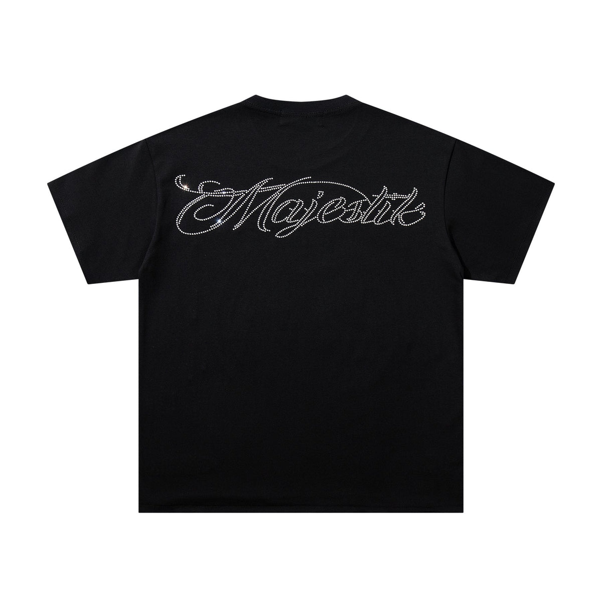 MAJESTIK Alien Rhinestone Graphic T-Shirt