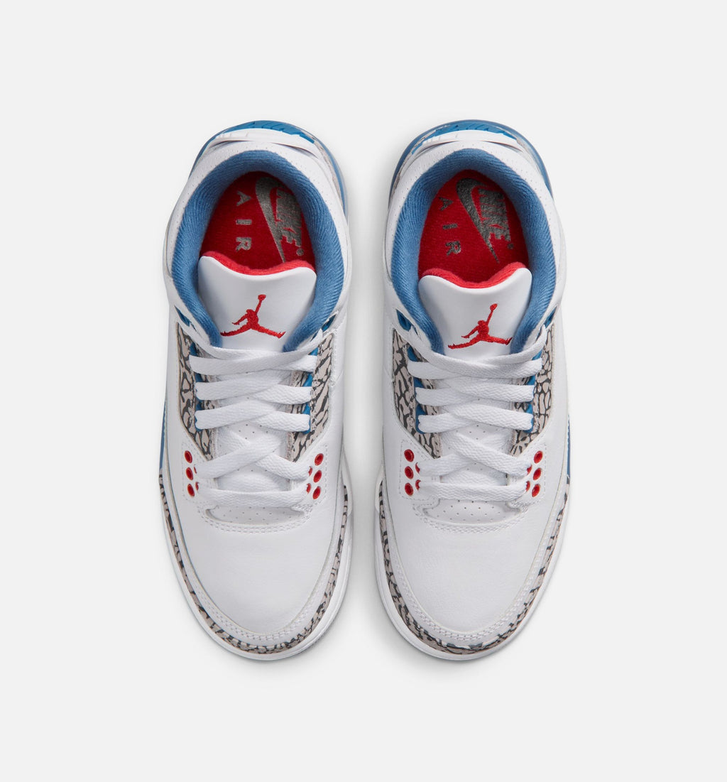 Air Jordan 3 Retro OG True Blue GS Sneakers