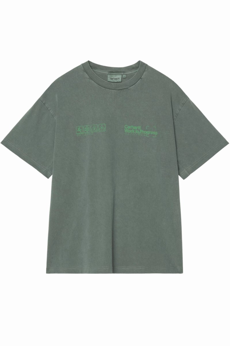 CARHARTT WIP BOXED T-SHIRT Dark Scarab
