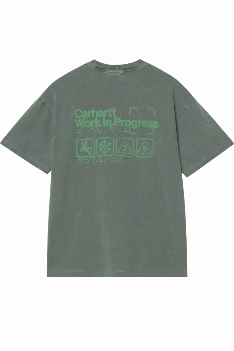 CARHARTT WIP BOXED T-SHIRT Dark Scarab