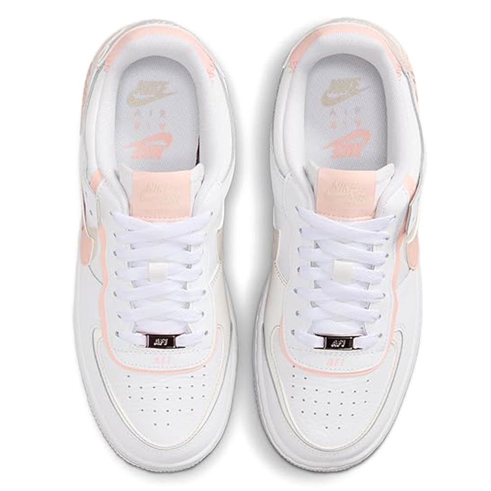 Women's Nike AF1 Shadow White/Washed Coral (CI0919 121)