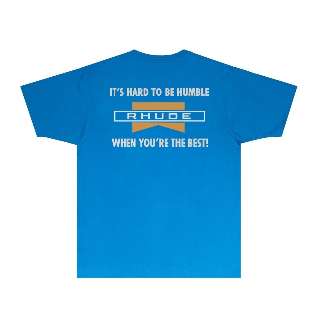 Rhude T-shirts Printed Trendy Pure Cotton
