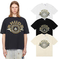 Rhude T-shirts Sturgeon Caviar Printed Cotton Short Sleeves Men and Women