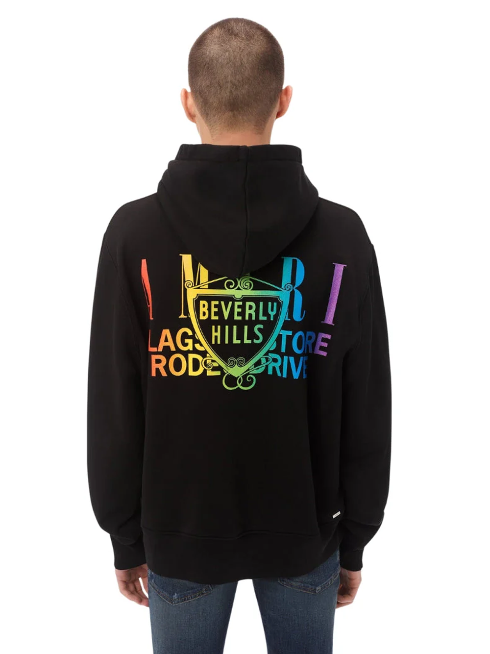 Amiri XO Beverly Hills Black Hoodie