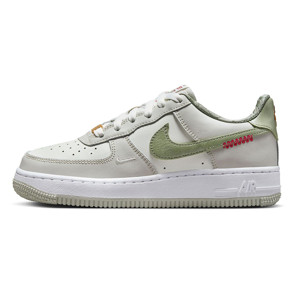 Big Kid's Nike Air Force 1 LV8 Sail/Olive Aura-White (HV6000 131)