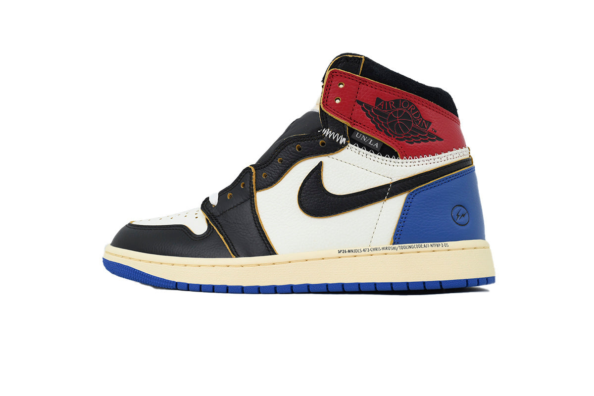 Jordan 1 Retro High OG SP Fragment x Union LA Varsity Red Sport Royal IO7847-002