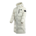 The North Face Color-Block Long Down Coat | White | Premium Down