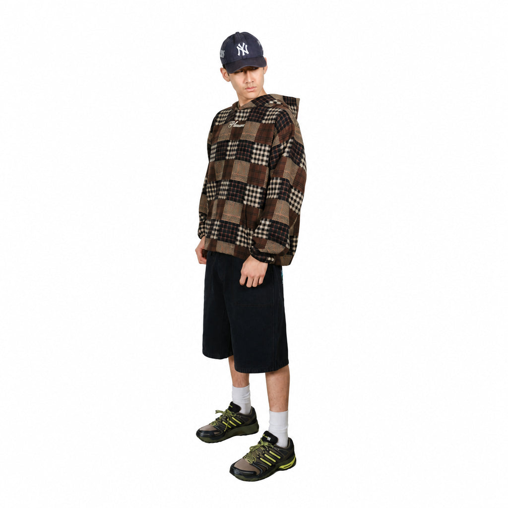 Pleasures Madras Poncho Hoodie