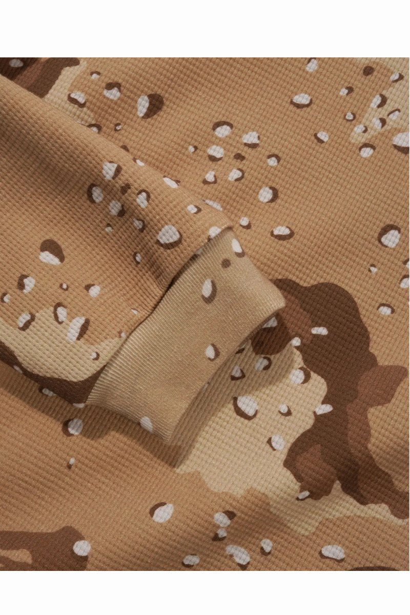 BUTTER WAFFLE L/S T-SHIRT Desert Camo