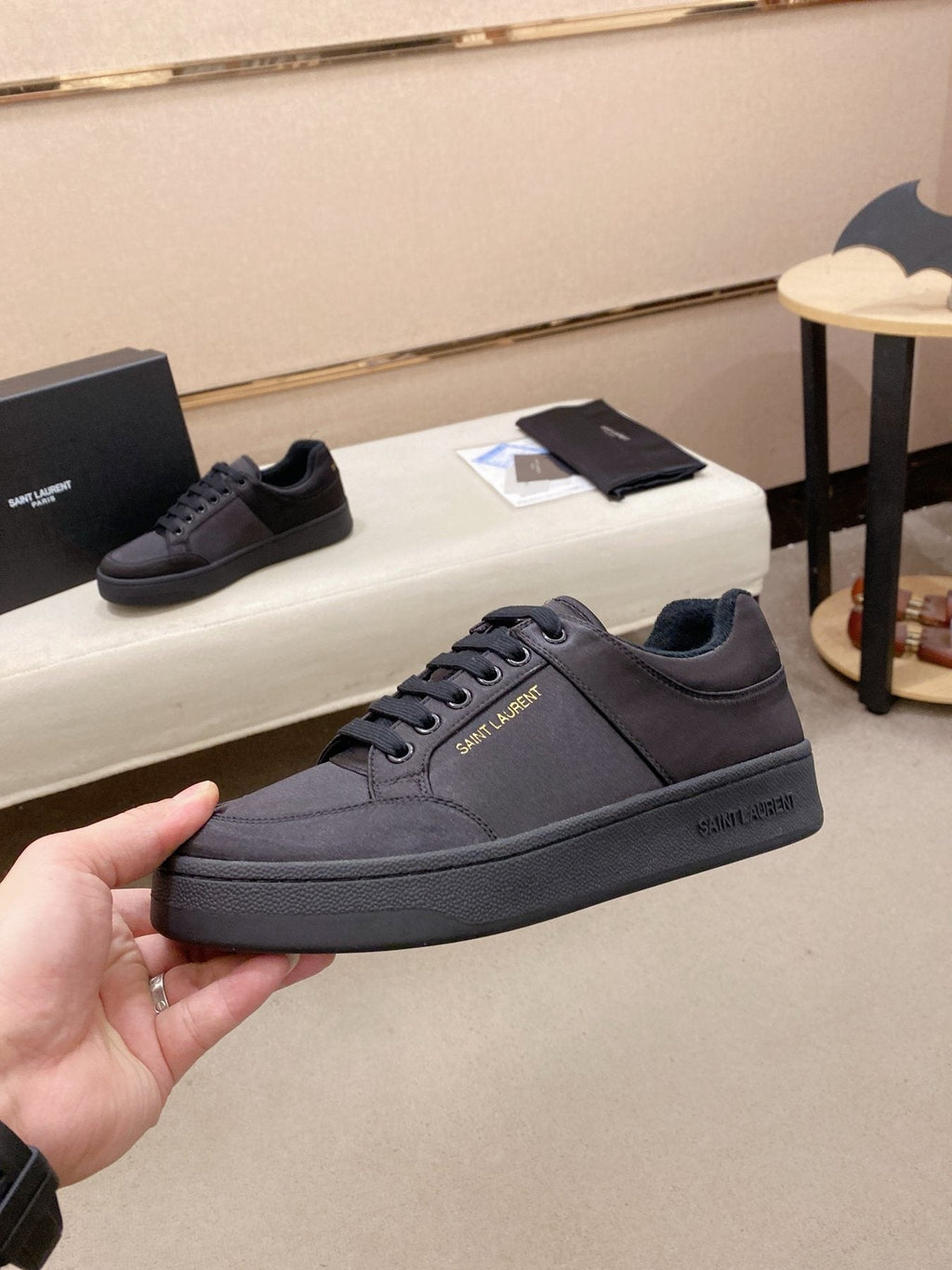 Saint Laurent Low-Top Sneakers - Padded Collar