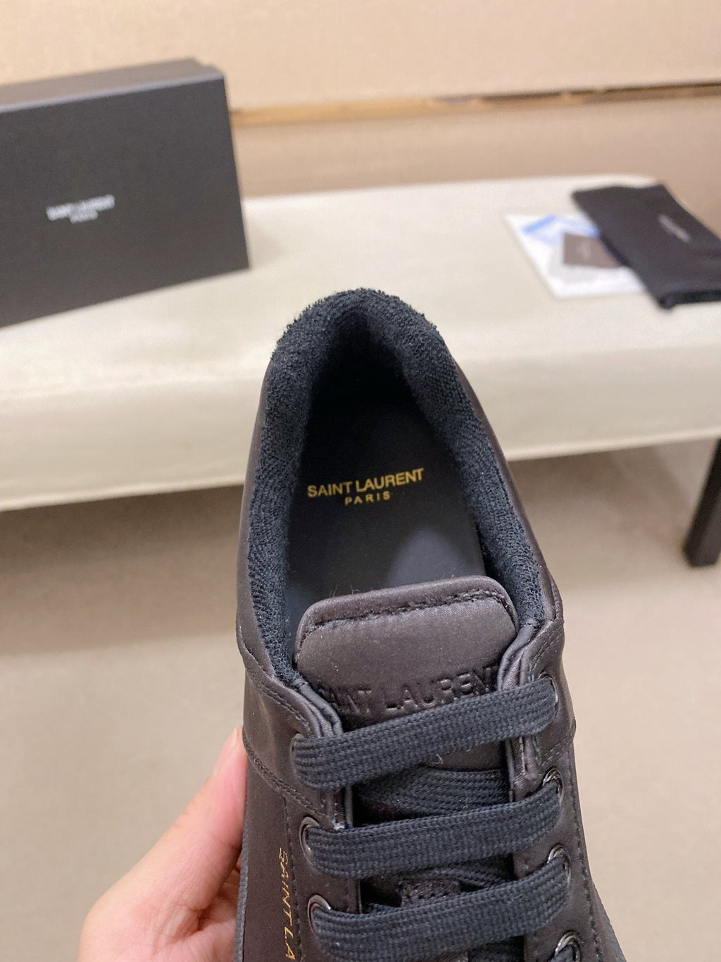 Saint Laurent Low-Top Sneakers - Padded Collar